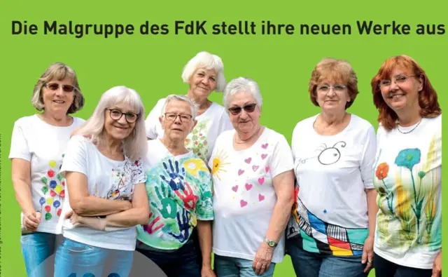 Die Malgruppe | Foto: Wolfgang Neuberth