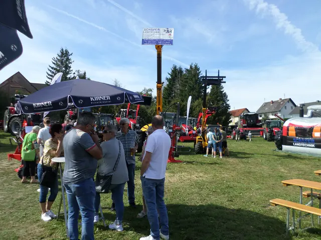 Traktoren und Gerätschaften wurden ausgestellt | Foto: Anja Stemler