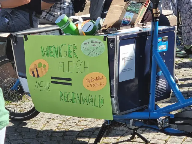 "Weniger Fleisch = mehr Regenwald"  | Foto: BAS