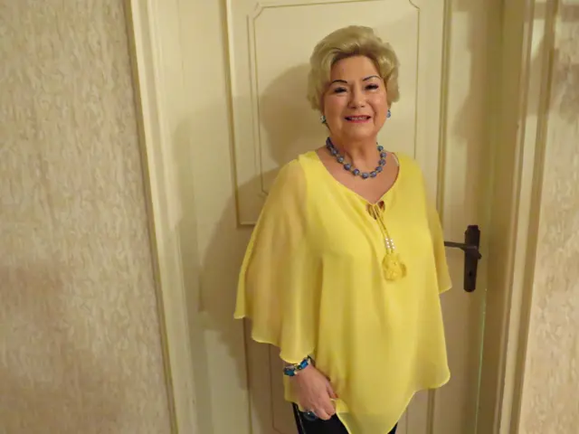 Diese elegante Dame kam aus Schifferstadt zum Konzert | Foto: Brigitte Melder