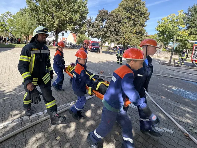 vier Jugendfeuerwehren der Verbandsgemeinde Jockgrim üben gemeinsam | Foto: VG Jockgrim/gratis
