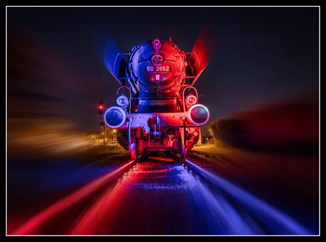 4 Alte Dampflok am Stellwerkmuseum Otterbach | Foto: Wolfgang Simon