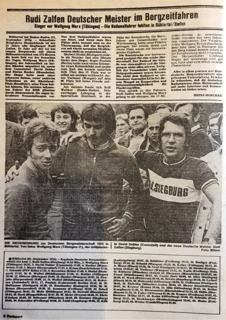 Reportage Teil 1 | Foto: Fachzeitschrift "Radsport"