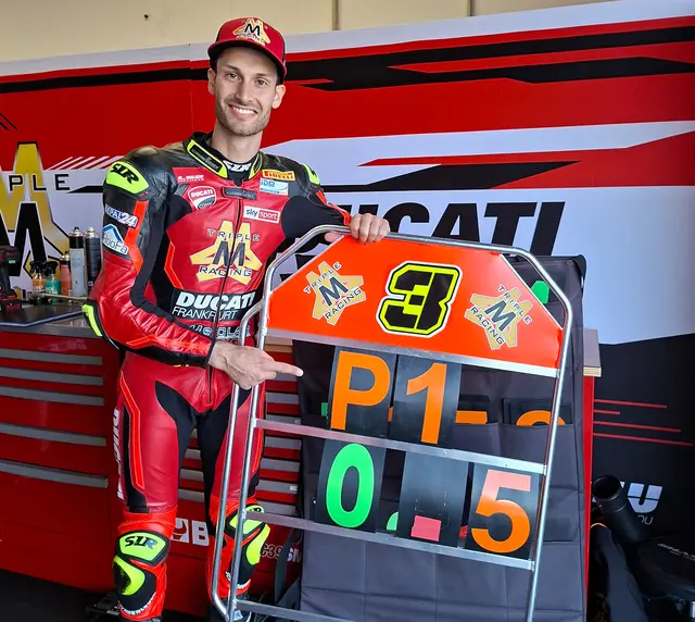 Ducati-Pilot Lukas Tulovic ist der überragende Fahrer in der Superbike-IDM | Foto: Marcel Uhlmann