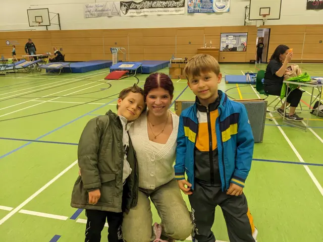 Alina Wohlfahrt unsere Kamprichterin bei Turn10 vom VT Frankenthal mit unseren Jungs...... | Foto: Coach Dr. Dietrich