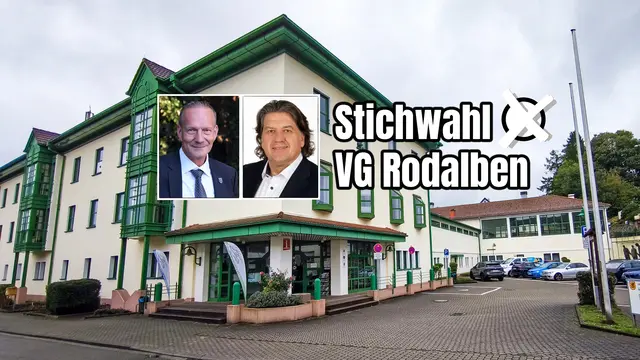In der Verbandsgemeinde Rodalben wird heute entschieden: Peter Spitzer (SPD, rechts) und Claus Schäfer (CDU, links) treten in einer Stichwahl um das Amt des Verbandsbürgermeisters an. | Foto: Erik Stegner