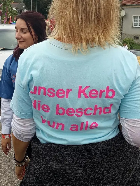 "Unser Kerb die beschd vun alle" - so das Motto der Pfeffelbacher | Foto: Anja Stemler