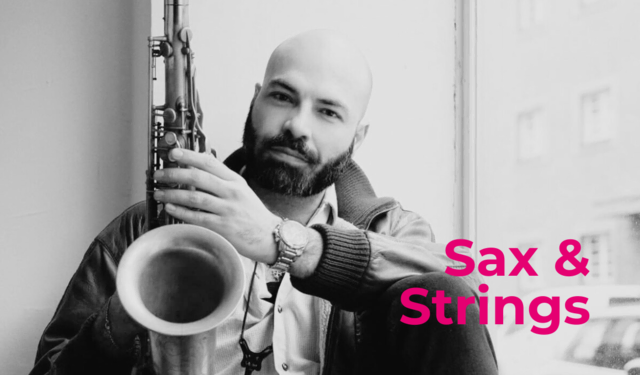 Johannes Reinhuber am Fenster sitzend mit Saxophon | Foto: Rocco Dürrlich