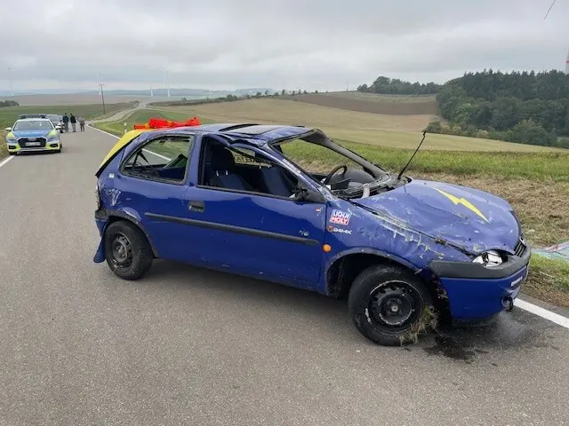 An dem Fahrzeug entstand Totalschaden in Höhe von rund 5000 Euro | Foto: Polizeiinspektion Rockenhausen