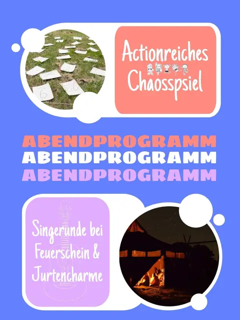 Hinweis auf das Abendprogramm beim SST | Foto: BdP Landesverband RPS