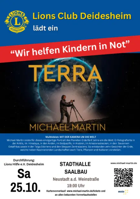 Plakat der Benefizveranstaltung | Foto: Lions Club Deidesheim