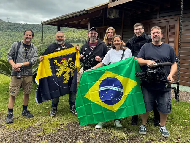 Filmteam von "Dehäm - Pälzer in de Pampa" in Brasilien | Foto: Cinewa/gratis