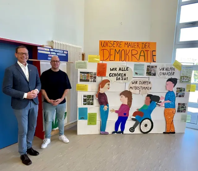 Dr. Oliver Kusch, SPD-Landtagsabgeordneter, besucht die Integrative Kita der Lebenshilfe Kusel | Foto: Kita 