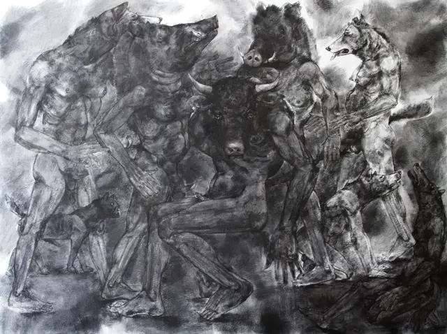 Schwarze Zeichnungen 2021 | Foto: Thomas Duttenhoefer