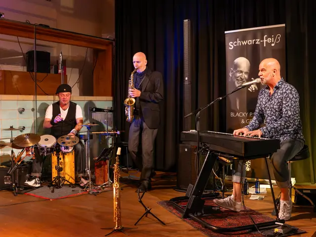 Olaf Schönborn &amp; Friends - Blacky P. Schwarz und Gero Fei | Foto: Johann-Peter Melder