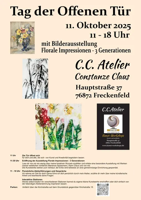 Plakat für "Tag der Offenen Tür" | Foto: Constanze Claus