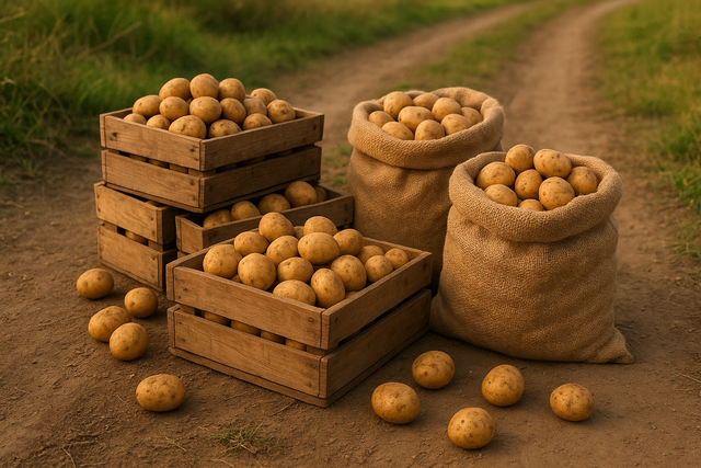 Kartoffeln am Wegesrand | Foto: erstellt mit KI