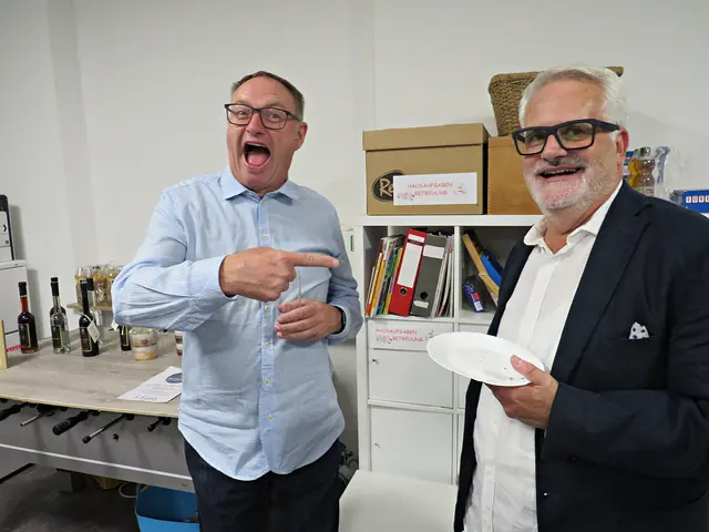 Walter Schmitt mit Uwe Ittensohn hatten Spaß | Foto: Brigitte Melder