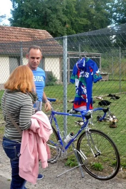 Stefan Hock richtet alljährlich ein Rennrad aus vergangenen Zeiten extra für unser Treffen! | Foto: Roger Klenk