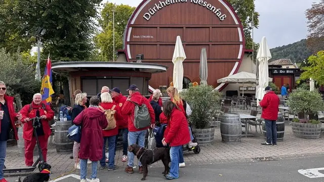 Das berühmte Dürkheimer Riesenfaß - vor wenigen Tagen noch im Mittelpunkt des Dürkheimer Wurstmarkts. | Foto: MTC