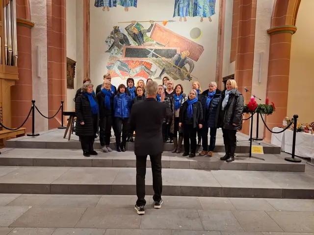 Wir waren Weinkehlchen singen in der Stiftskirche | Foto: Michael Landgraf