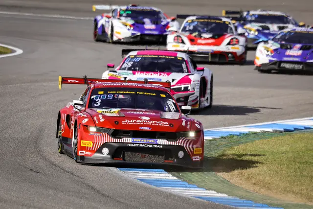Im Ford Mustang GT3 des Haupt Racing Teams kämpfte Max Reis auf dem Hockenheimring um die Top-Ten-Platzierungen beim Finale des ADAC GT Masters. | Foto: MR 28 GmbH