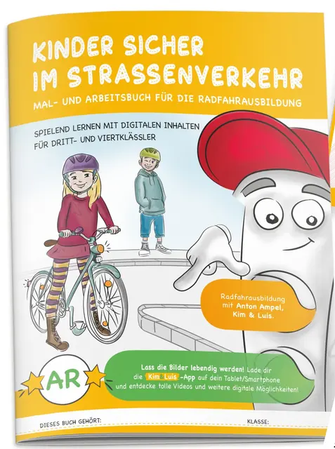 Mal- und Arbeitsbuch zur Radfahrausbildung "Kinder sicher im Straßenverkehr" | Foto: K&L Verlag