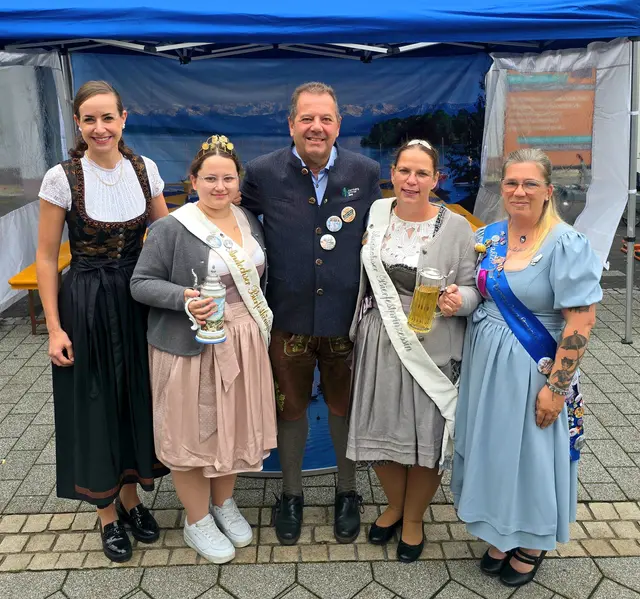 Die Andechser Bierfest 2025 Hoheiten und Vertreter der Partnergemeinde Starnberg | Foto: Gemeindeverwaltung Haßloch