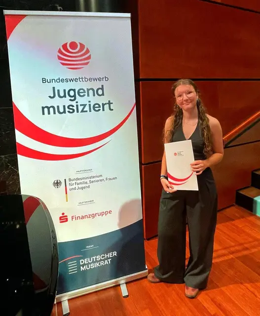 Neben dem Regional- und Landeswettbewerb bekam Leni Hornbach auch beim Bundeswettbewerb die volle Punktzahl.  | Foto: Privat 