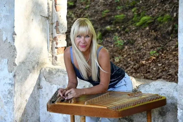 Irina Shilina mit ihrem Cymbal | Foto: Irina Shilina