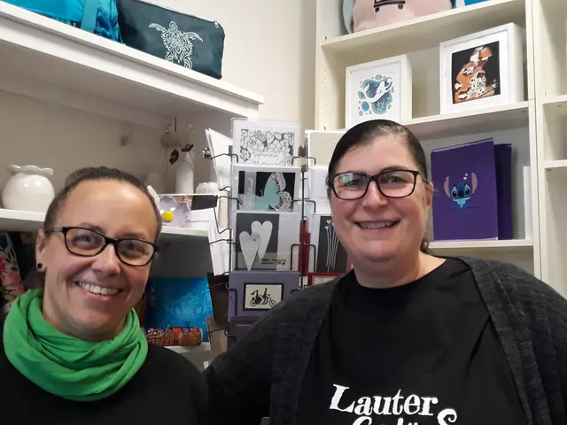 ANKE  &amp;  DANI,  die strahlend aktiven  Inhaberinnen   | Foto: ELISABETH WEBER