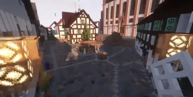 So sieht die Kandel-Umgebung im Spiel "Minecraft" aus | Foto: Stadt Kandel/Tschirner/gratis