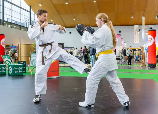 In der Activity Area steht das Thema Bewegung im Zentrum: Hier warten viele Mitmachangebote auf alle Messegäste | Foto: Jürgen Rösner