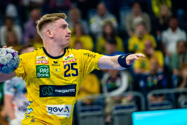 Haukur Thrastarson  beim sieben Meter  | Foto: Wolfgang Neuberth