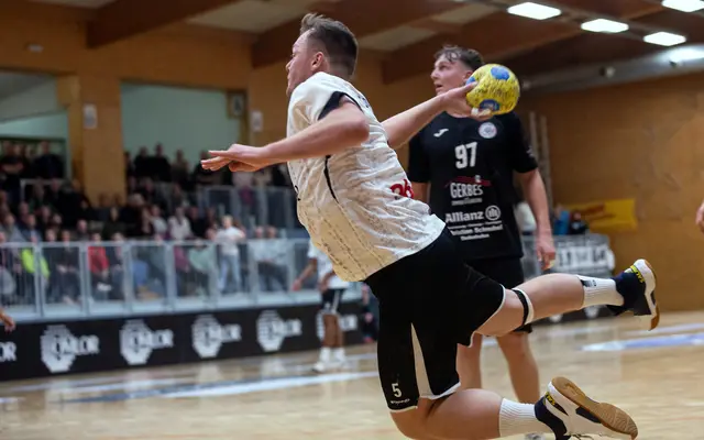 Bringt Energie ins Team: Abwehrchef Marcel Fritz trifft zum 12:10-Halbzeitstand | Foto: TuS 04 KL-Dansenberg/Patrick Setzpfandt/gratis