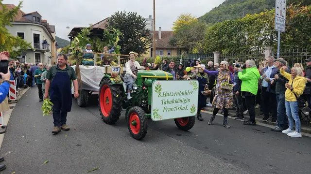 Musikverein Hatzenbühl e.V. „452 Jahre Tabakanbau in Hatzenbühl mit der 8. Hatzenbühler Tabakkönigin Franziska I.“ (Nummer 33) | Foto: Eva Bender