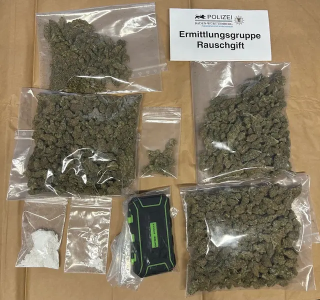sichergestellte Drogen | Foto: Polizeipräsidium Mannheim