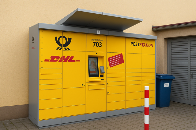 Neue DHL-Poststation in Zeutern | Foto: Gemeinde Ubstadt-Weiher