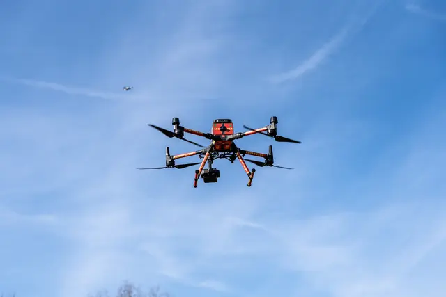 Drohneneinsatz Symbolfoto | Foto: Daniel Spuhler/Feuerwehr KL/gratis