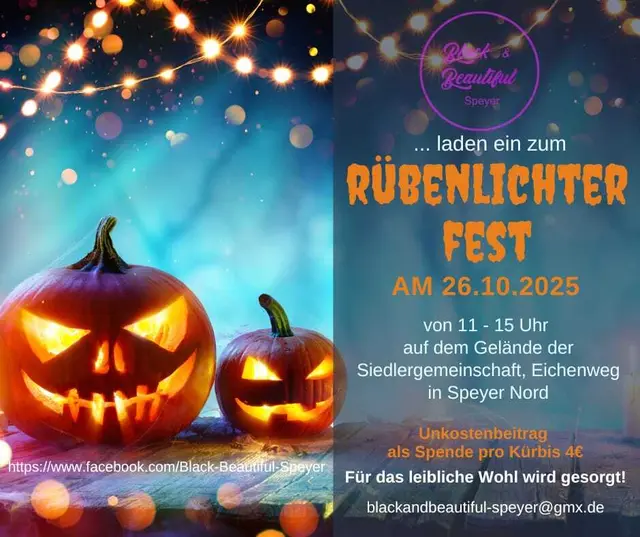 Rübenlichterfest | Foto: Black&amp;Beautiful Speyer