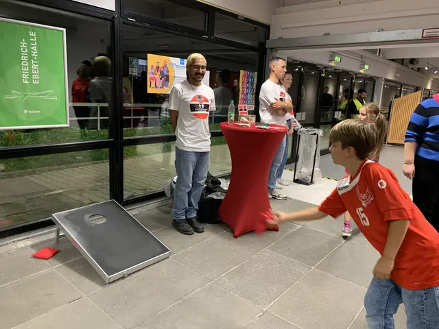 Die Kids konnten mitmachen | Foto: Michael Sonnick