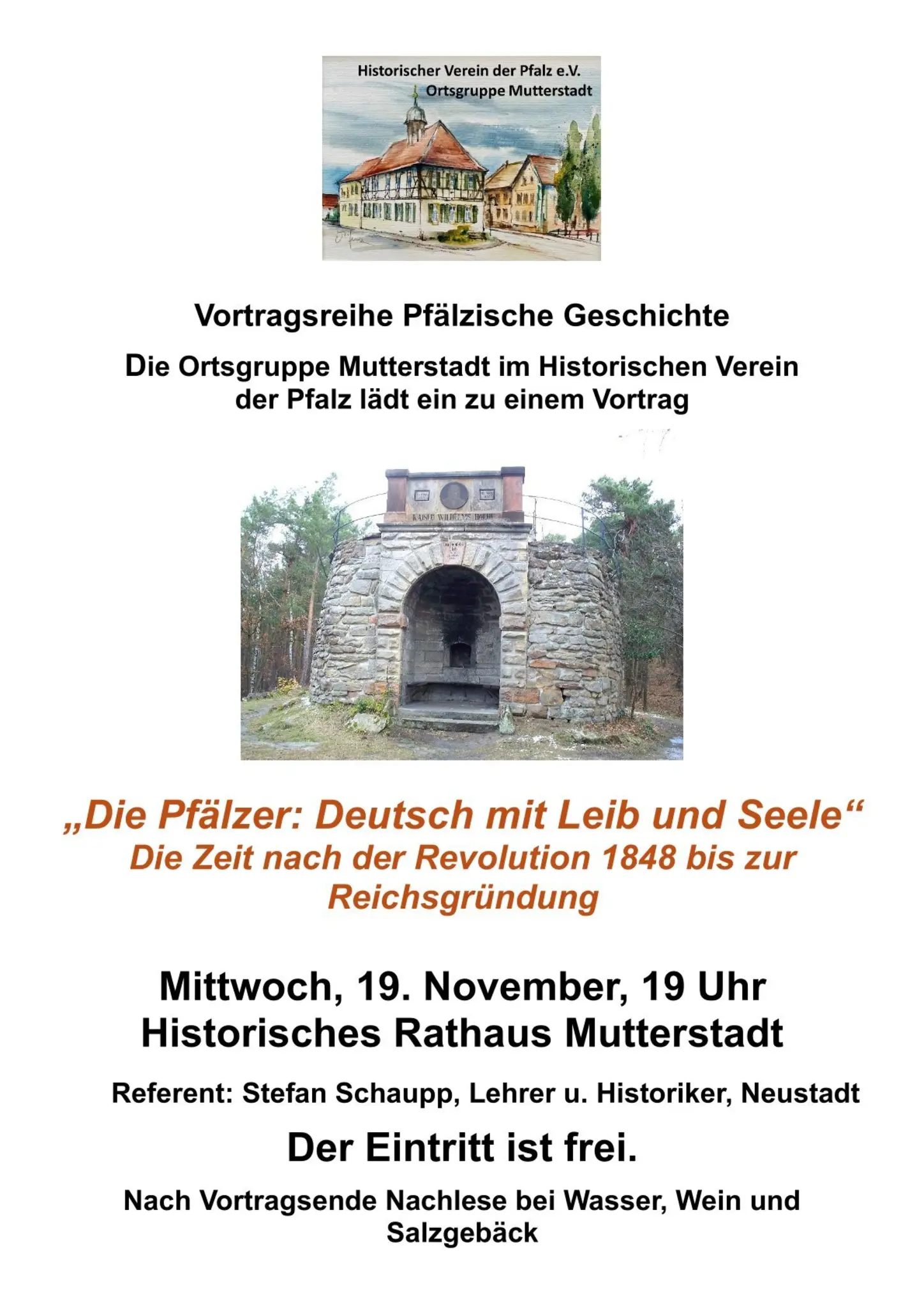 Historischer Verein Mutterstadt: „Die Pfälzer: Deutsch mit Leib und ...