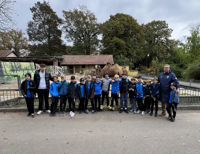 Die Feriencampteilnehmer im Heidelberger Zoo. | Foto: Anpfiff ins Leben
