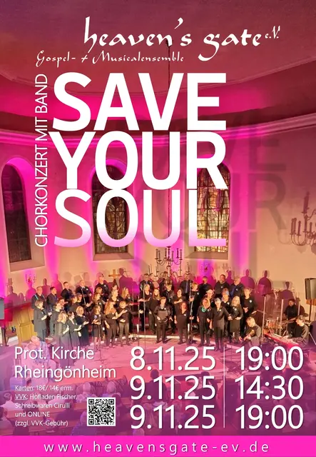 Konzertplakat SAVE YOUR SOUL 2025 | Foto: Heaven´s Gate e.V.