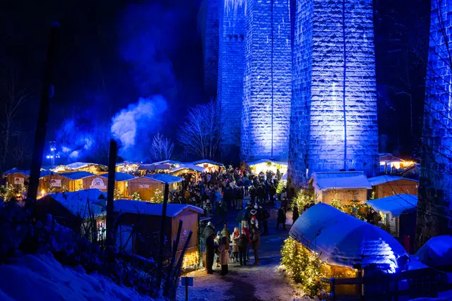 Weihnachtsmarkt in der Ravennaschlucht | Foto: © Hochschwarzwald Tourismus GmbH