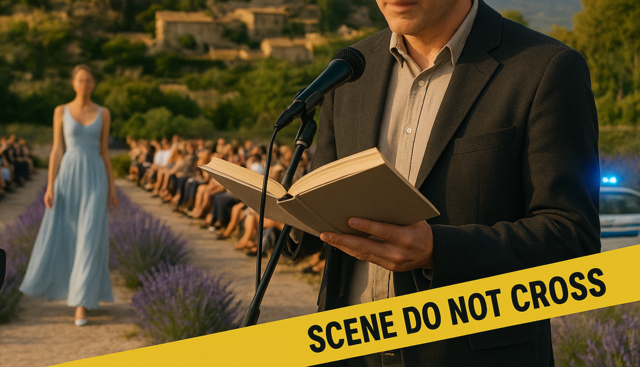 Krimilesung in Wörth | Foto: erstellt mit KI