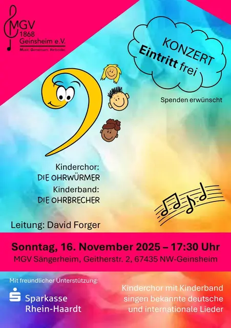 Konzert Flyer  | Foto: Tobias Haigis, MGV 