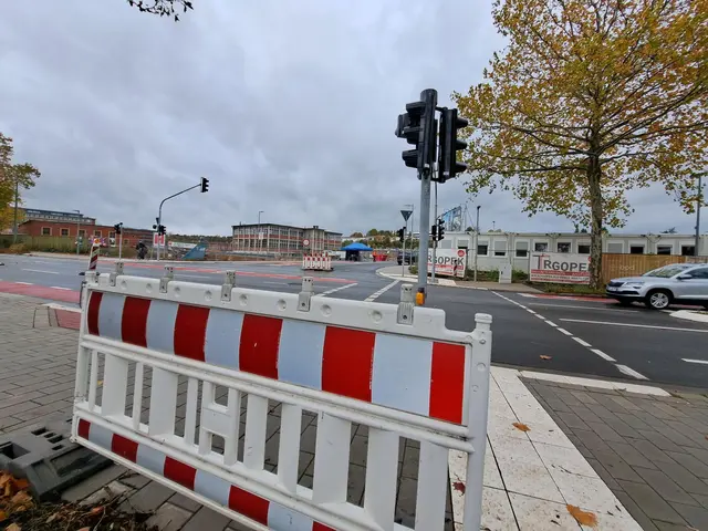 Seit Dienstagnachmittag ist das Pfaff-Areal über die neue Zufahrt an der Königstraße erreichbar | Foto: Monika Klein