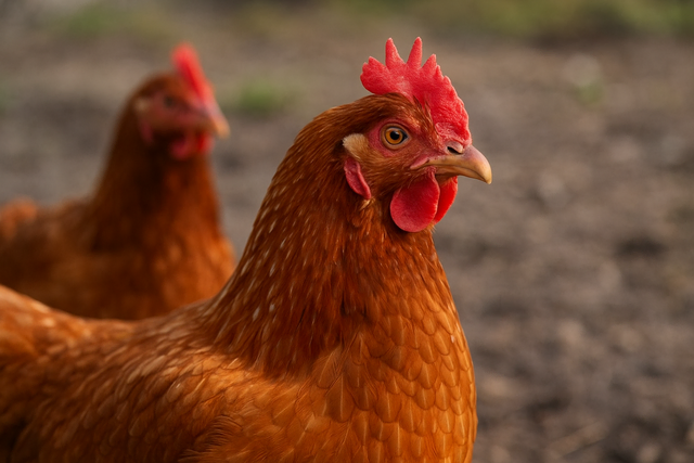 Hausgeflügel steht unter besonderer Beobachtung: Tierhalter sollen ihre Bestände genau kontrollieren. | Foto: Mit KI generiert