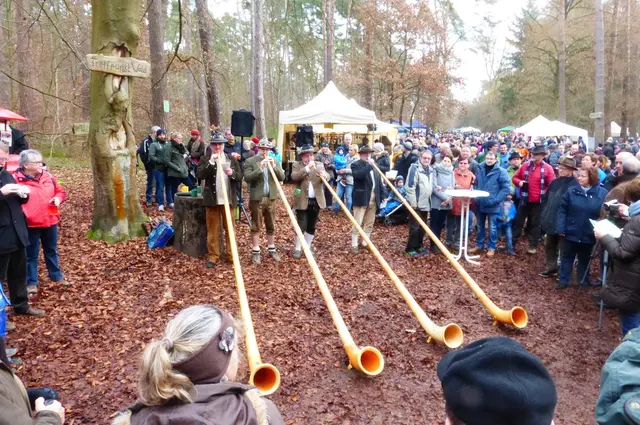 Freuen dürfen sich die Besucherinnen und Besucher auf Alpenklänge im Winterwald - mit den Kurpfälzer Alphornbläsern | Foto: Wochenblatt Archiv